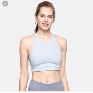 Outdoor Voices Ice Blue Tech Sweat Crop